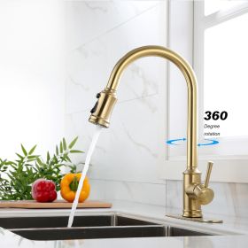 Touch Kitchen Faucet with Pull Down Sprayer