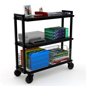 Atlantic 3-Tier Cart System Black