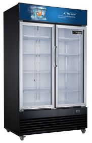 Dukers DSM-33R   Commercial Single Glass Door Merchandiser Refrigerator (Refrigertant: R290, Material: Stainless Steel)